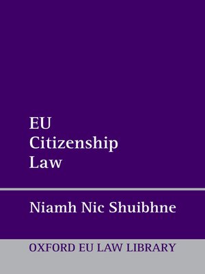 cover image of EU Citizenship Law